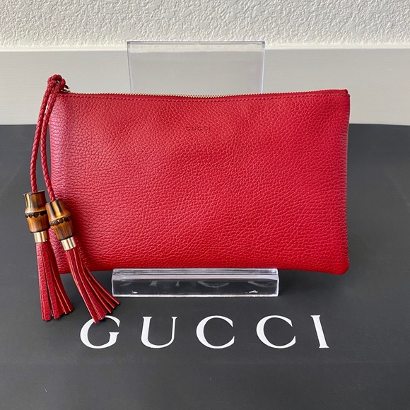 Gucci leather Small Pouch/clutch
